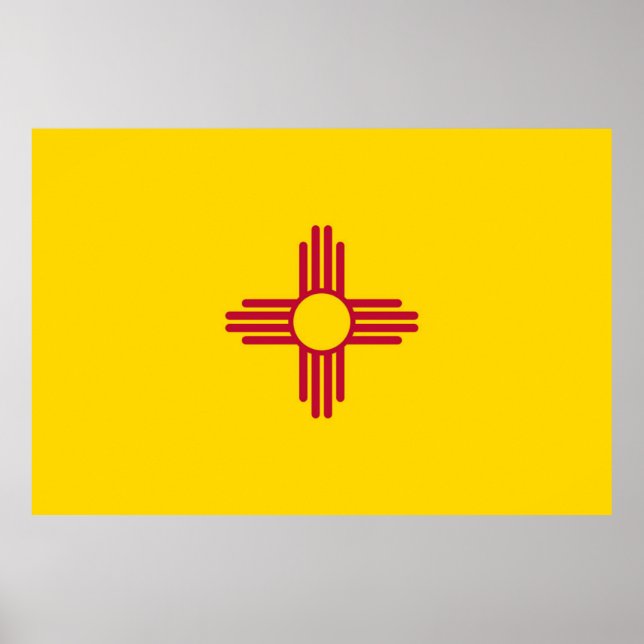 New Mexico state flag Poster (Front)