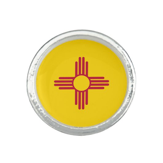 New Mexico State Flag Ring (Front)