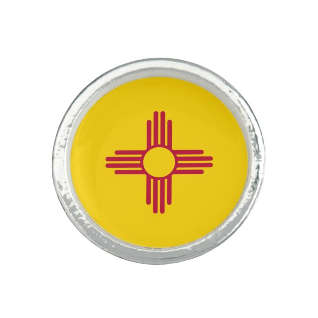 New Mexico State Flag Ring (Front)