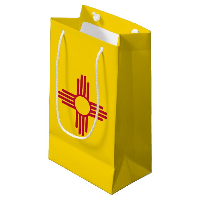New Mexico State Flag Small Gift Bag (Front Angled)