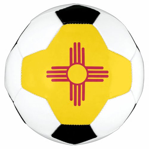 New Mexico State Flag Soccer Ball
