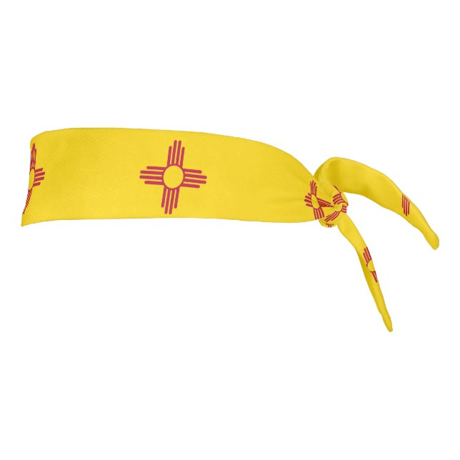 New Mexico State Flag Tie Headband (Rotate 90)