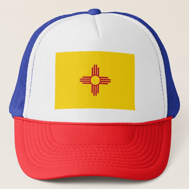 New Mexico State Flag Trucker Hat (Front)
