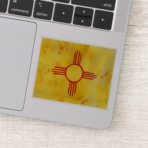 NEW MEXICO State Flag Watercolor Sticker