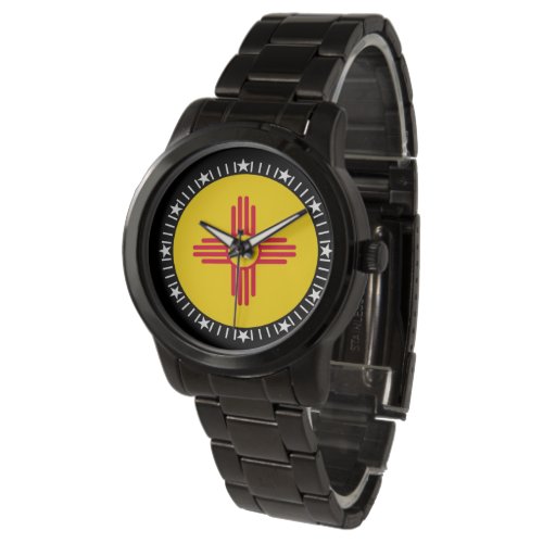 New Mexico State Flag Wtach Design Watch