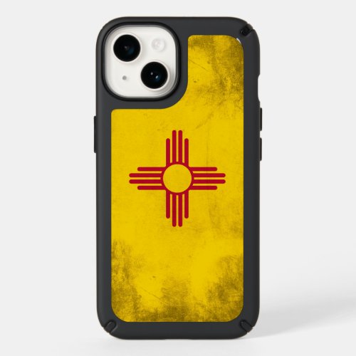 New Mexico State Flag_ Zia Sun Speck iPhone 14 Case