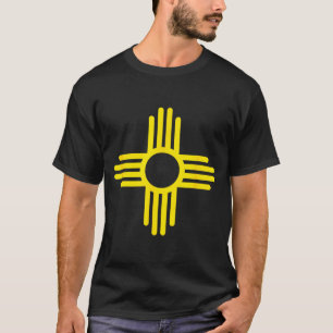 New Mexico State Flag Zia Symbol Flag T-Shirt