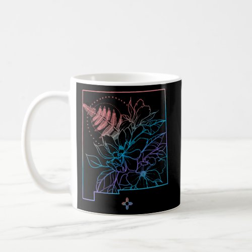 New Mexico State Floral Print Coffee Mug