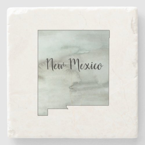 New Mexico State Illustration Ceramic Stone Coaster