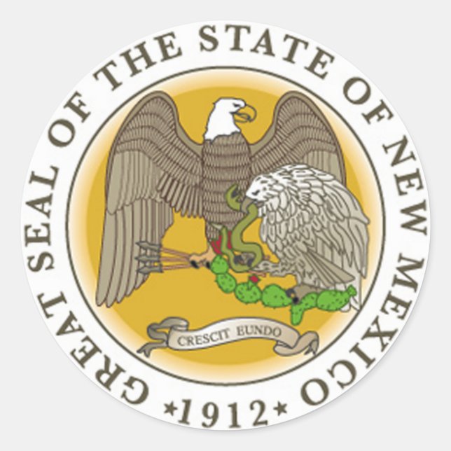 New Mexico State Seal Sticker (Front)