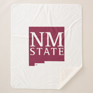 New Mexico State Sherpa Blanket