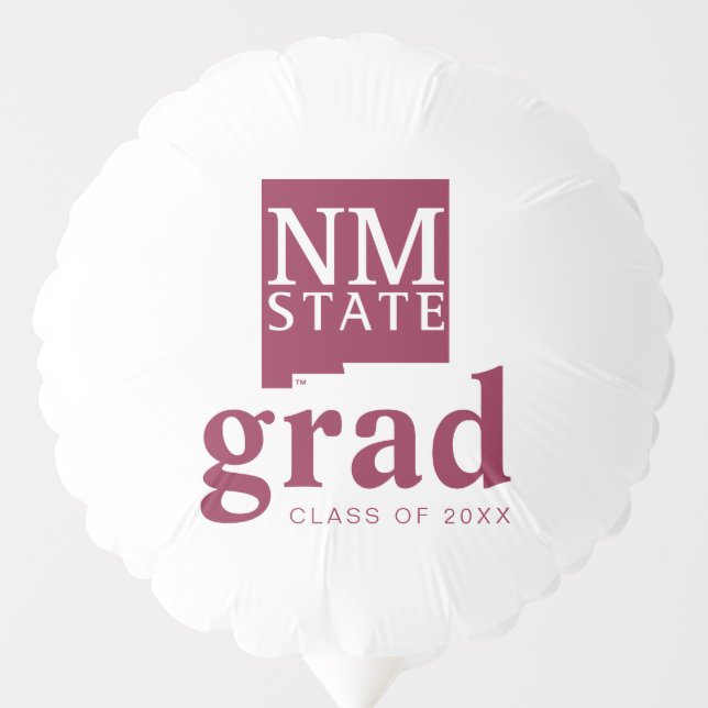 New Mexico State University Graduation Balloon (Front)