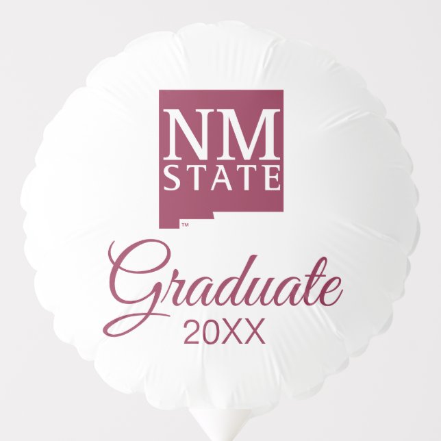 New Mexico State University Graduation Balloon (Front)