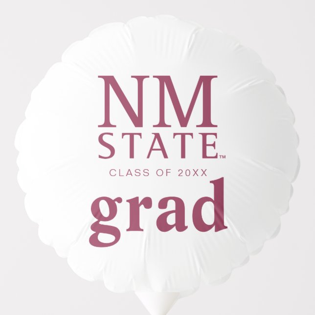 New Mexico State University Graduation Balloon (Front)