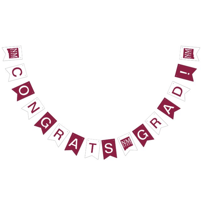 New Mexico State University Graduation Bunting Flags (All)