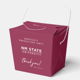 New Mexico State University Graduation Favor Boxes
