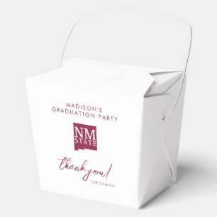 New Mexico State University Graduation Favor Boxes