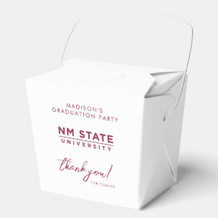 New Mexico State University Graduation Favor Boxes