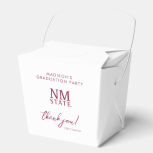 New Mexico State University Graduation Favor Boxes