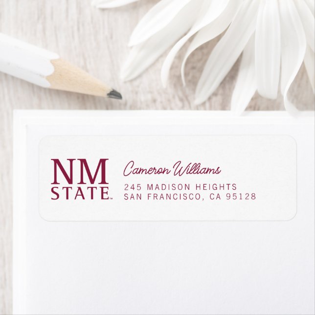 New Mexico State University Graduation Label (Insitu)