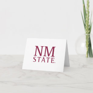 New Mexico State University Graduation Letterpress Thank You Card