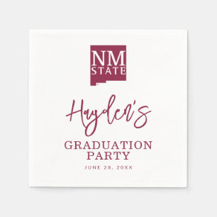 New Mexico State University Graduation Napkins