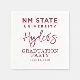 New Mexico State University Graduation Napkins