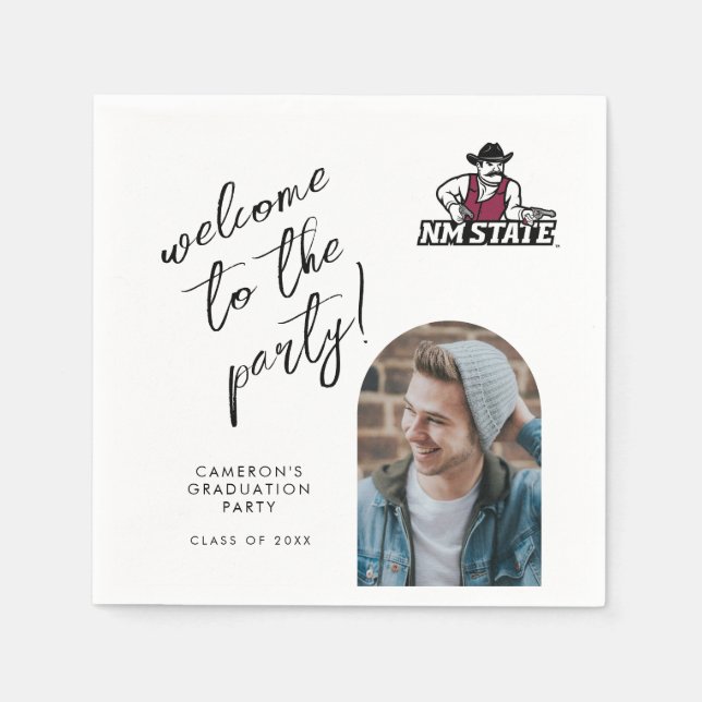 New Mexico State University Graduation Napkins (Front)