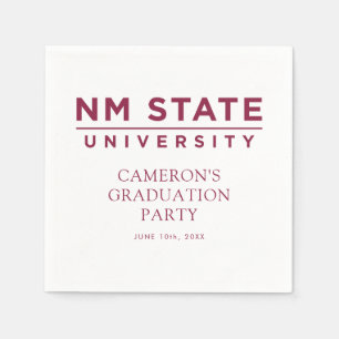 New Mexico State University Graduation Napkins