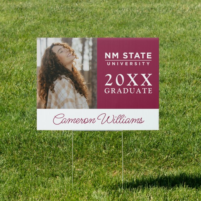 New Mexico State University Graduation Sign (Insitu)