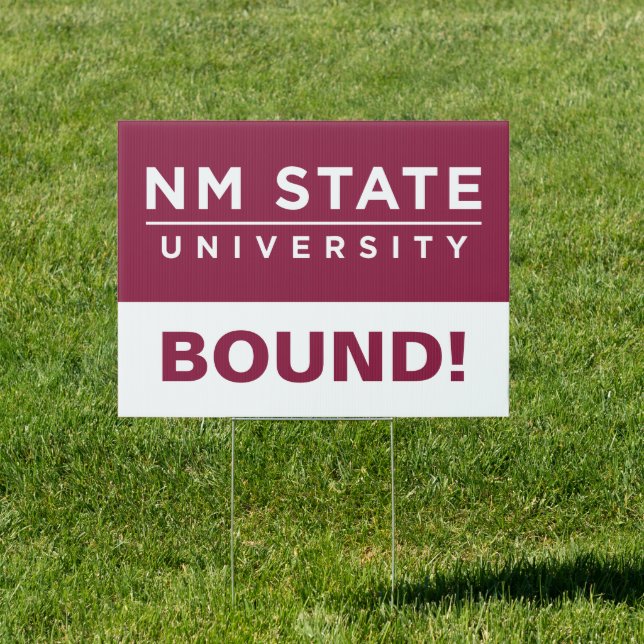 New Mexico State University Graduation Sign (Insitu)