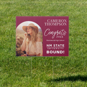 New Mexico State University Graduation Sign