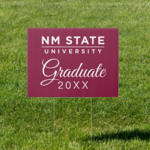 New Mexico State University Graduation Sign