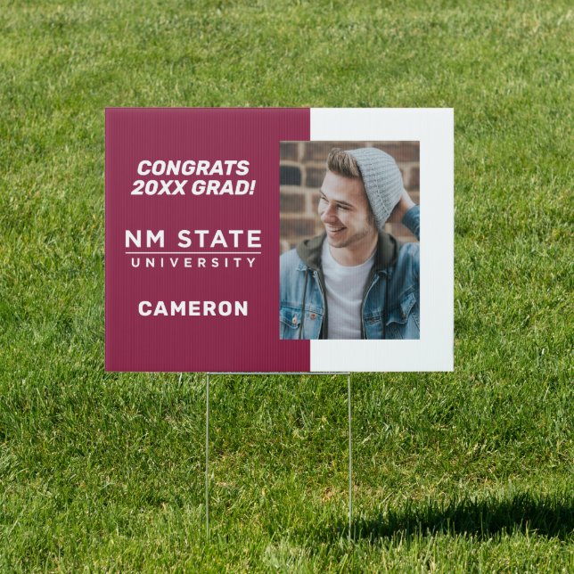 New Mexico State University Graduation Sign (Insitu)