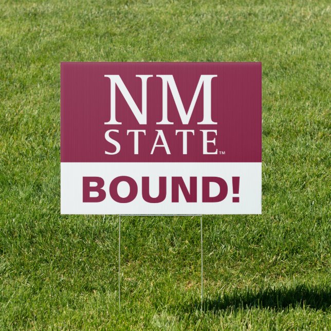 New Mexico State University Graduation Sign (Insitu)