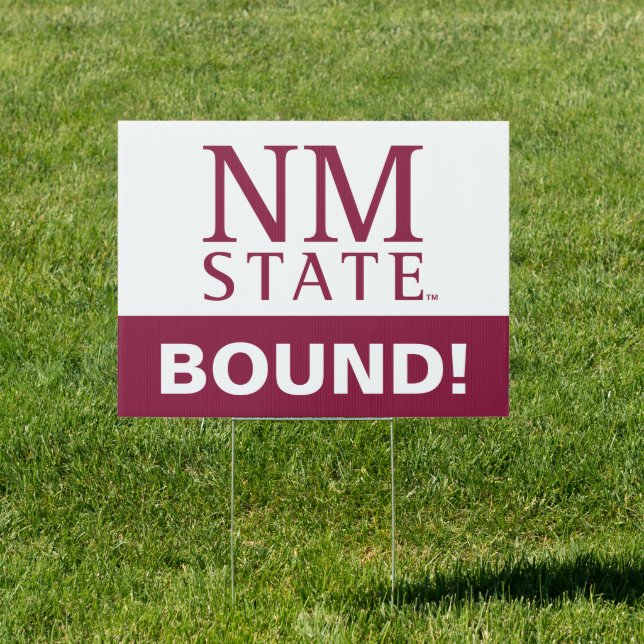 New Mexico State University Graduation Sign (Insitu)