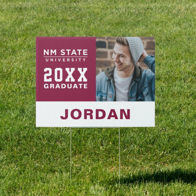 New Mexico State University Graduation Sign (Insitu)
