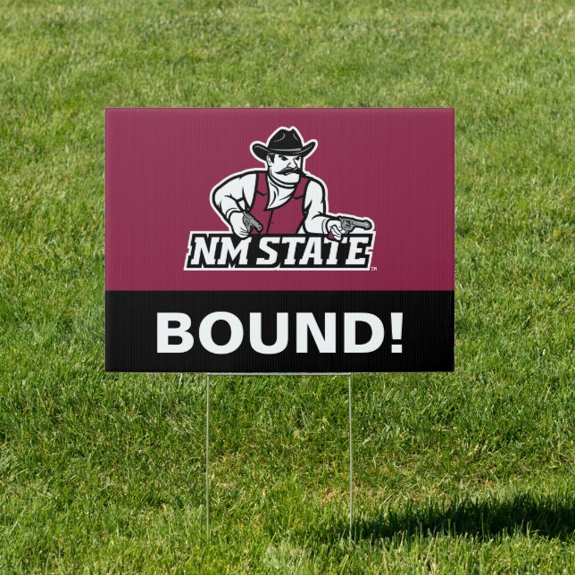 New Mexico State University Graduation Sign (Insitu)