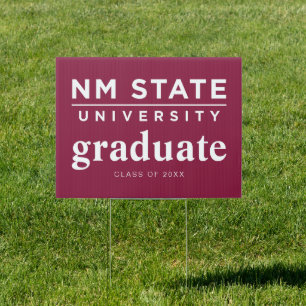 New Mexico State University Graduation Sign