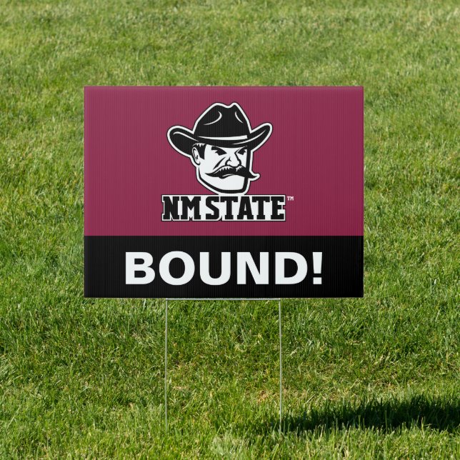New Mexico State University Graduation Sign (Insitu)