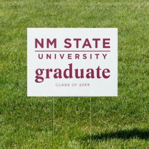New Mexico State University Graduation Sign