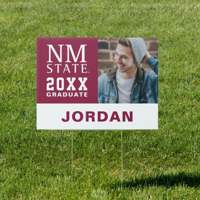 New Mexico State University Graduation Sign (Insitu)