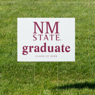New Mexico State University Graduation Sign