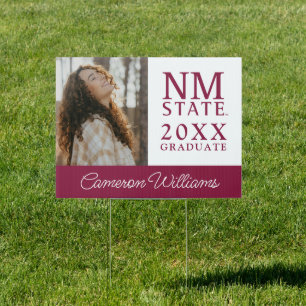 New Mexico State University Graduation Sign