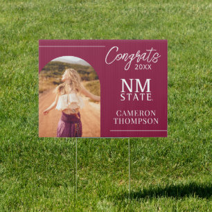 New Mexico State University Graduation Sign