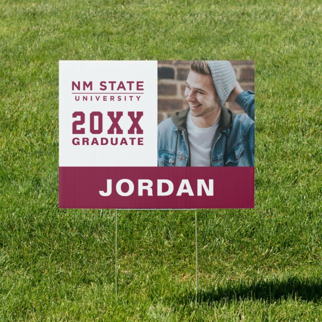 New Mexico State University Graduation Sign (Insitu)