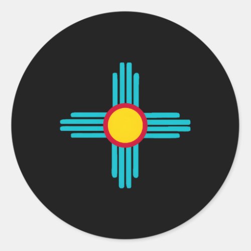 New Mexico State ZiaModern Classic Round Sticker