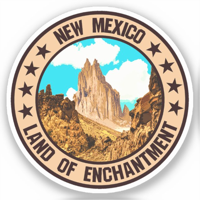 New Mexico                                         Sticker (Front)