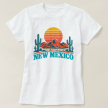 New Mexico Sunset Cactus Desert Vintage T-Shirt