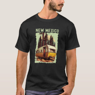 New Mexico Sunset Retro 70s Vintage Hiking Camping T-Shirt
